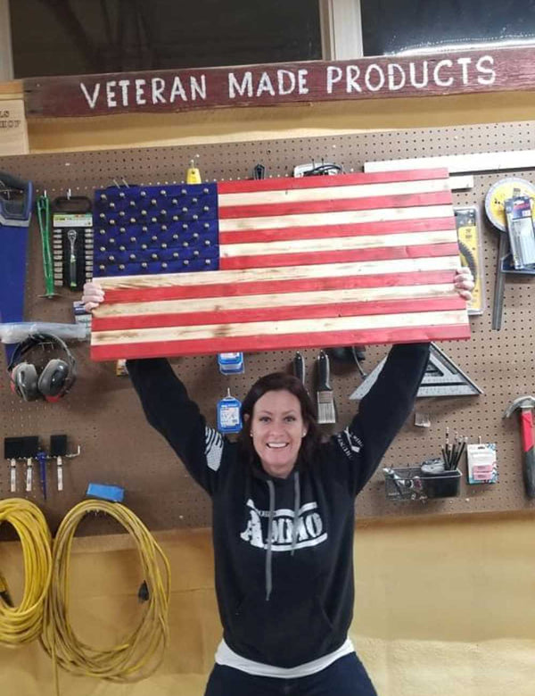 The Story Behind the Shell 9mm Flag: A Veteran-Made Wooden American Flag With Purpose