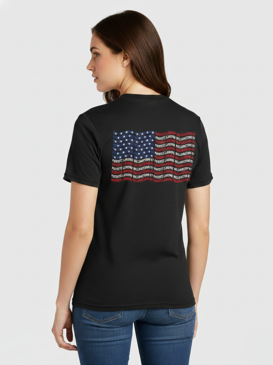 Patriots Landing American Flag T-Shirt