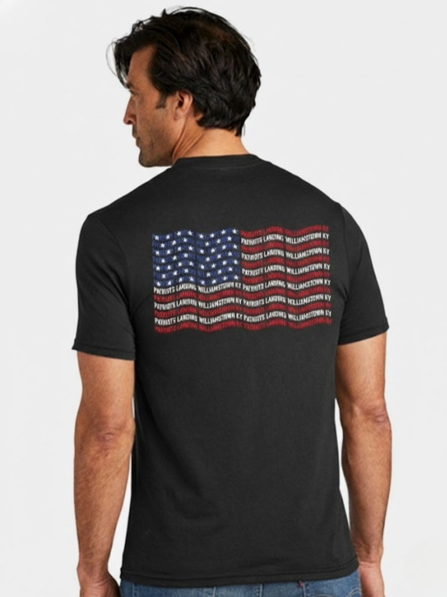 Patriots Landing American Flag T-Shirt