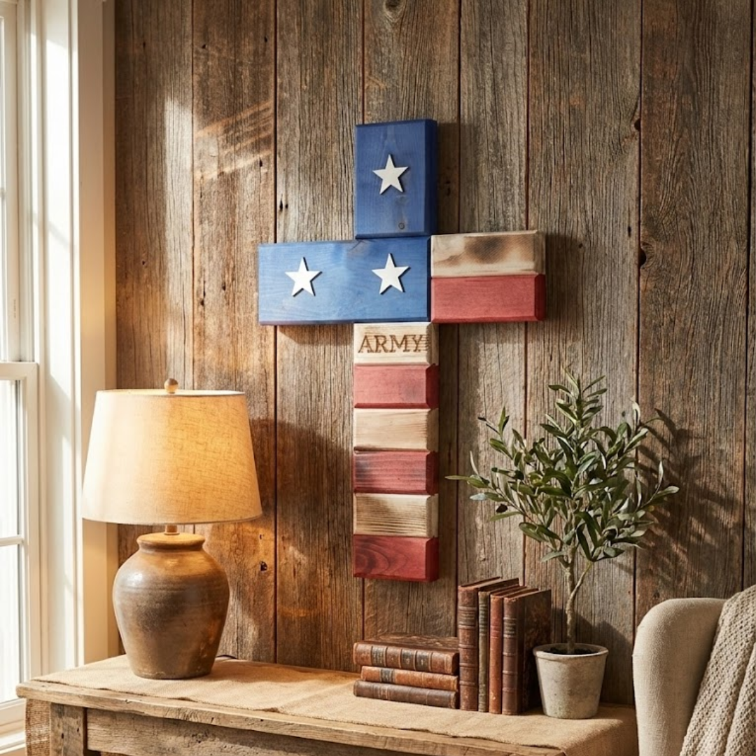 Custom Military Branch Patriot Cross