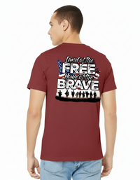 T Shirt - Land of the Free Home of the Brave