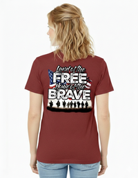 T Shirt - Land of the Free Home of the Brave